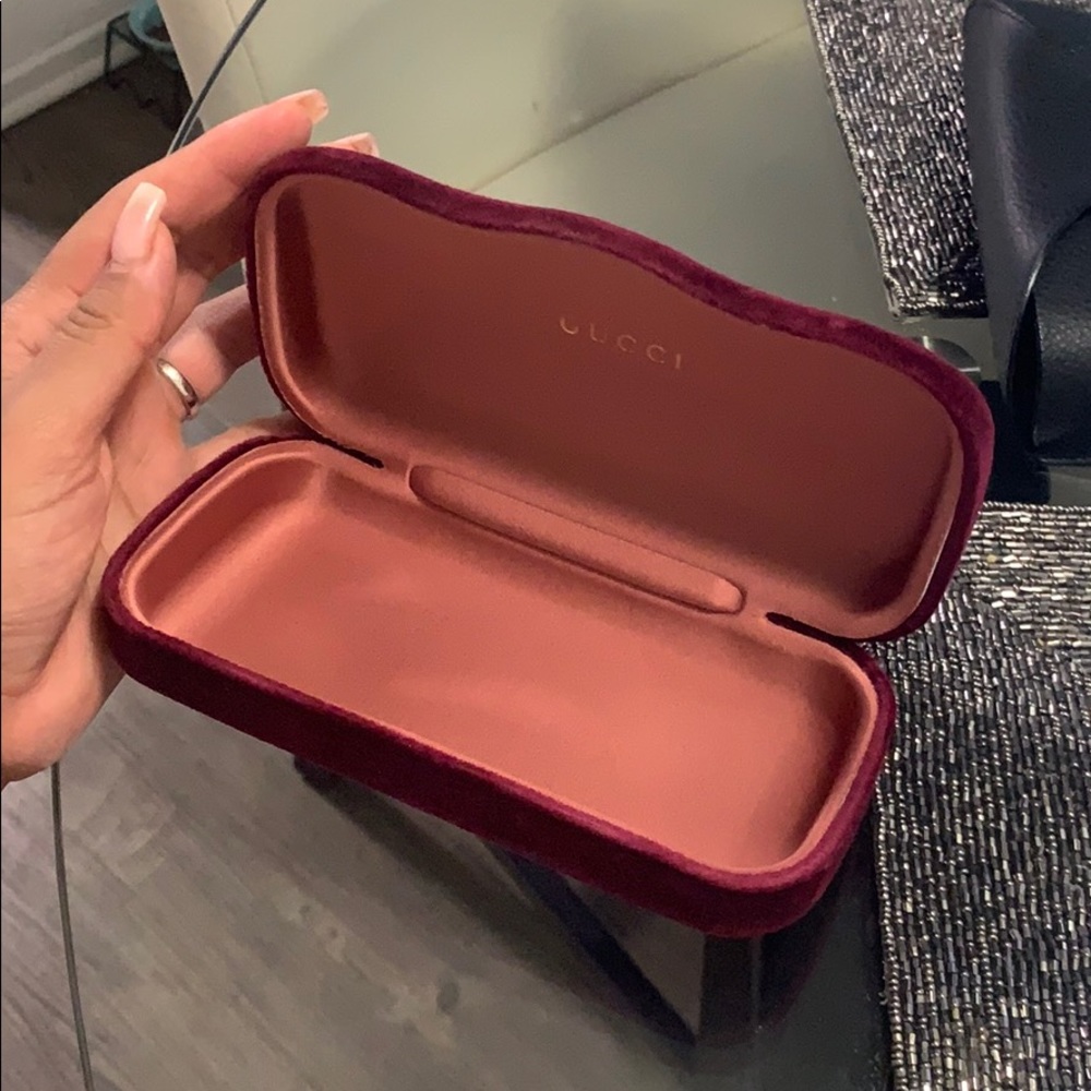Gucci eye glass case